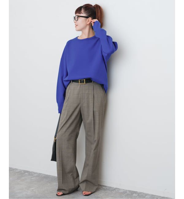 Spick and Span「ウォッシャブルPEバルキーヤーンルーズニット」|ニット・セーター|