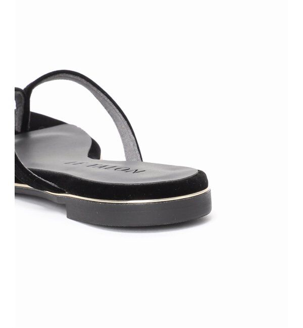  「ベルベットトングサンダル」|サンダル|