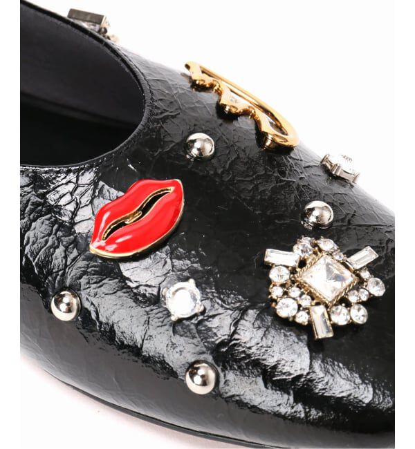 GRISE「GRISEレザーSURREALモチーフフラット」|その他|