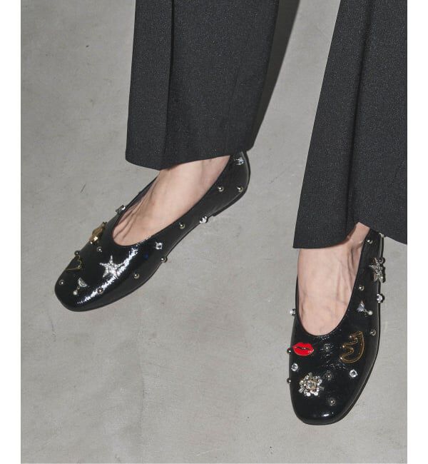 GRISE「GRISEレザーSURREALモチーフフラット」|その他|