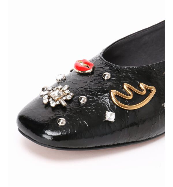 GRISE「GRISEレザーSURREALモチーフフラット」|その他|