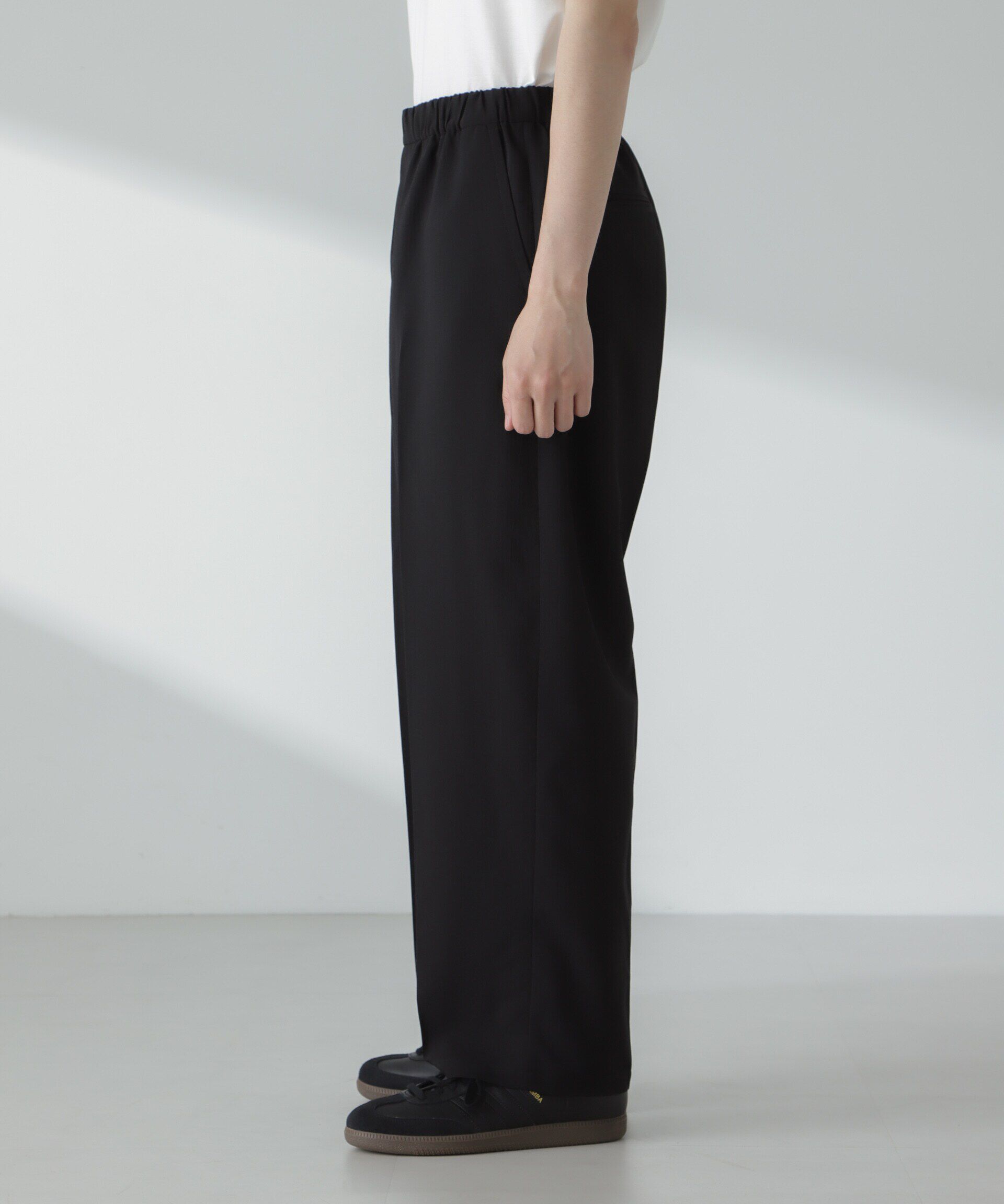 nano･universe「「大人のワイドパンツ」ハイツイストワイドスラックス」|チノ|