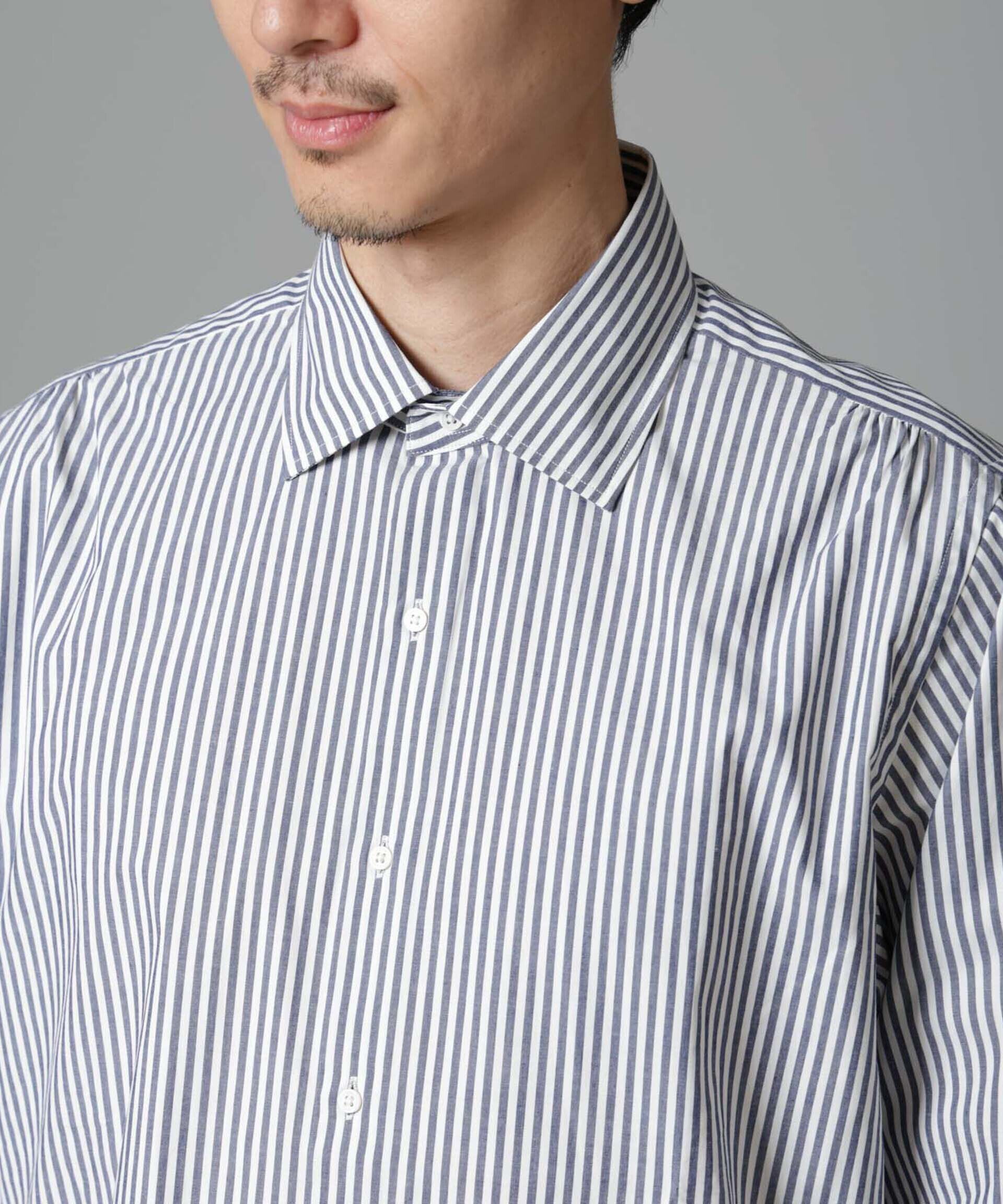 nano･universe「「N SHIRTS」AntiSoaked(R)汗染み防止セミワイドカラーシャツ長袖」|シャツ・ブラウス|