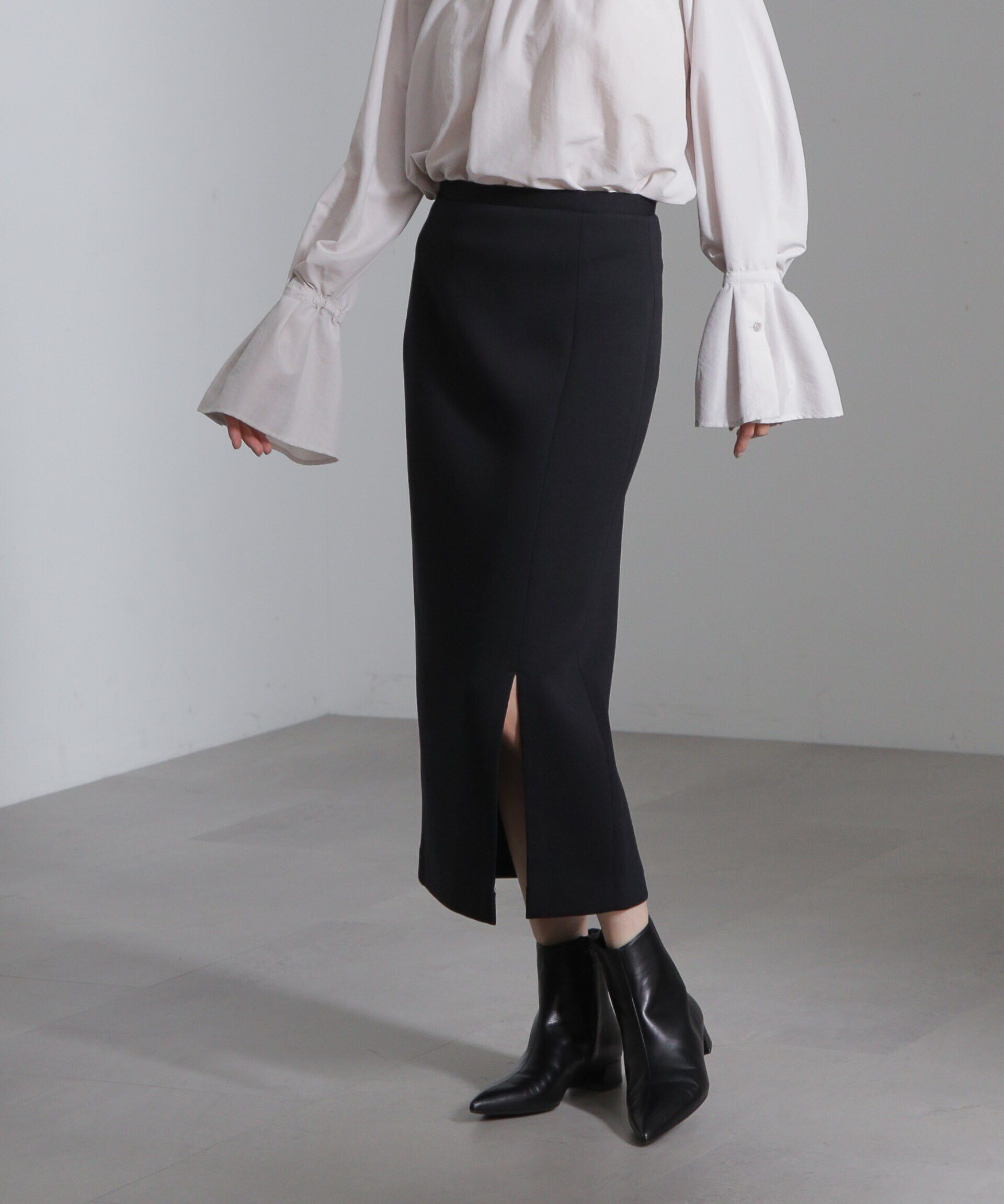 nano･universe「ダンボールIラインスカート(セットアップ可)」|スカート|