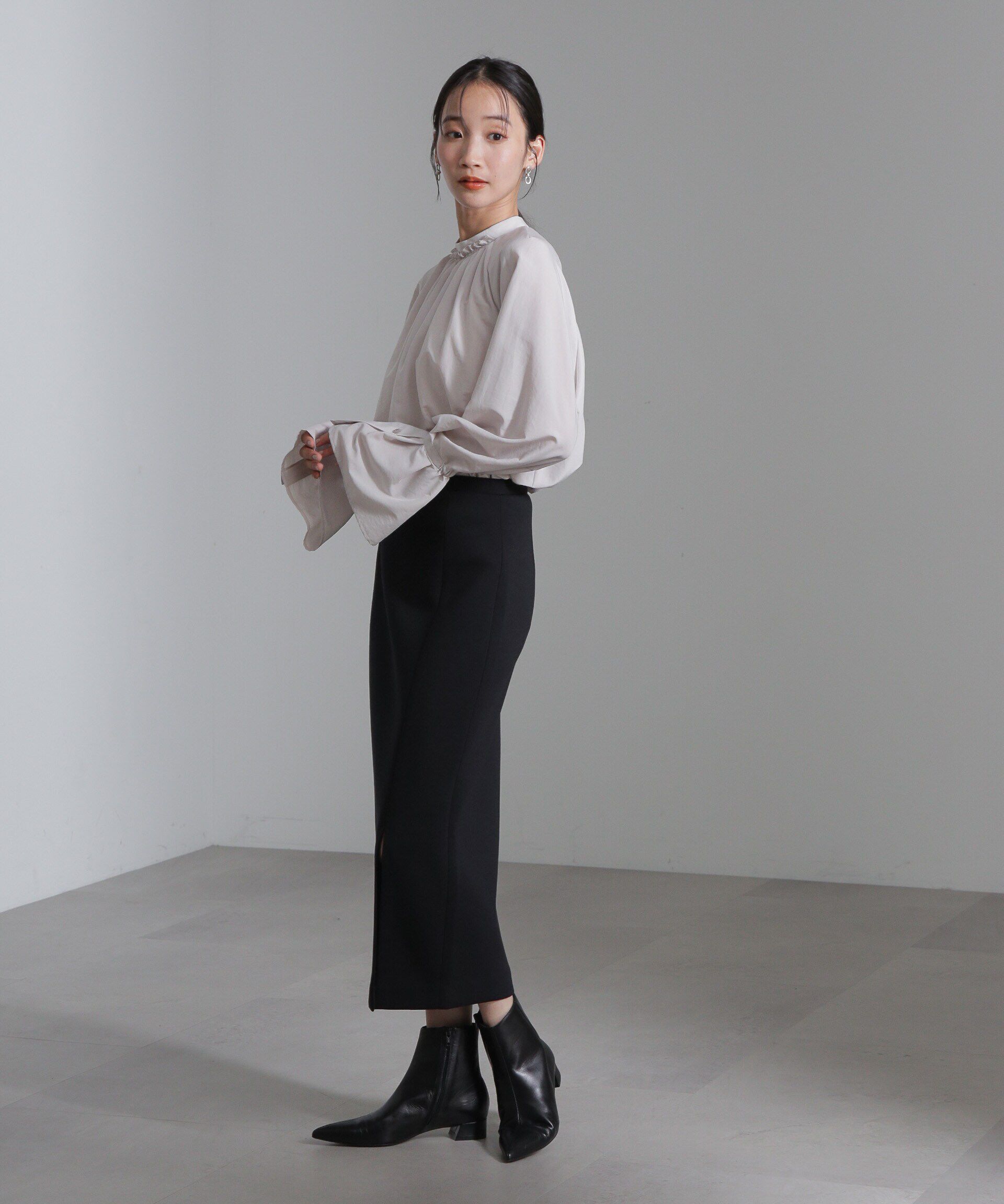 nano･universe「ダンボールIラインスカート(セットアップ可)」|スカート|