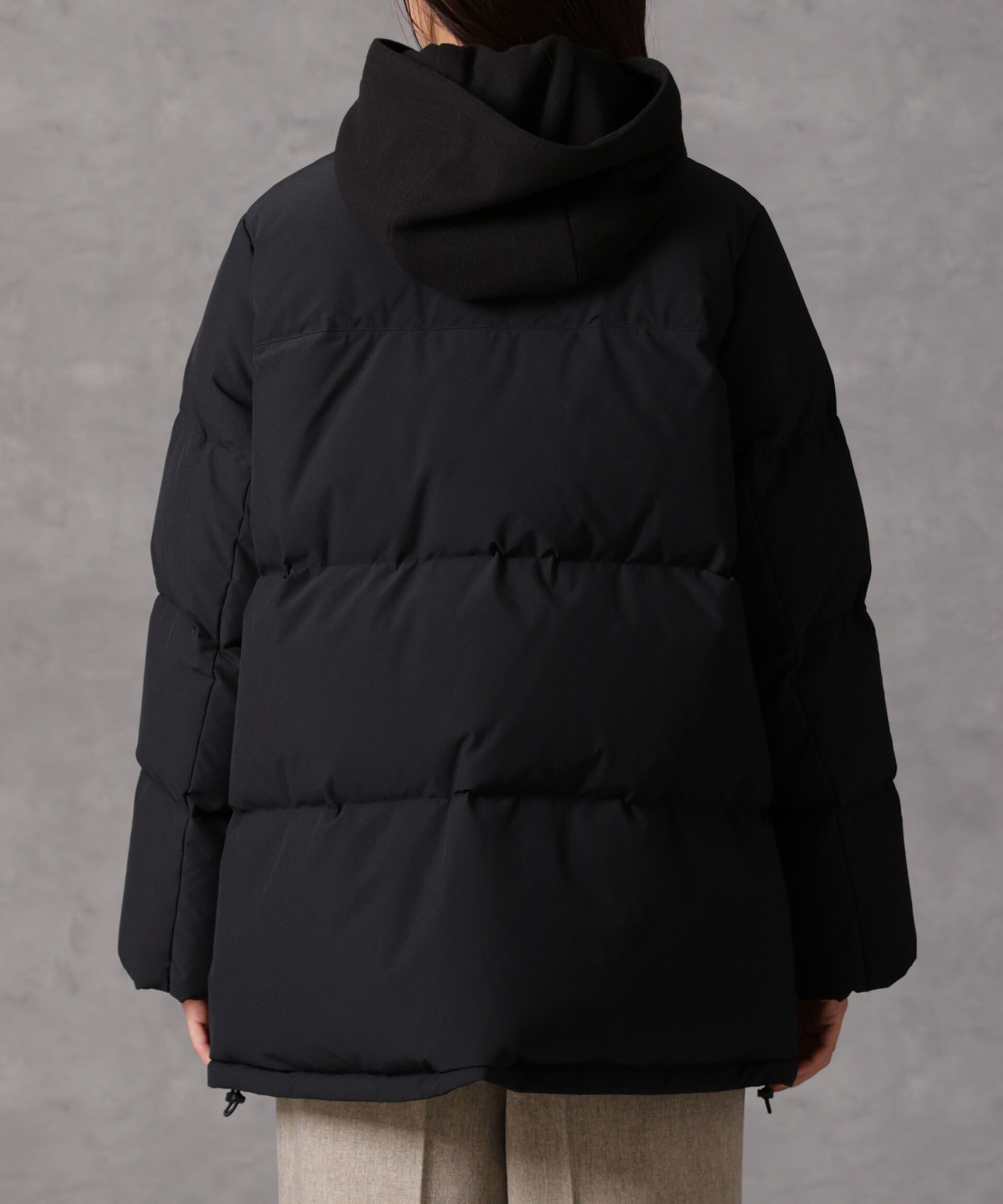 nano･universe「「西川ダウン(R)」2WAY異素材フードダウン」|ダウン|