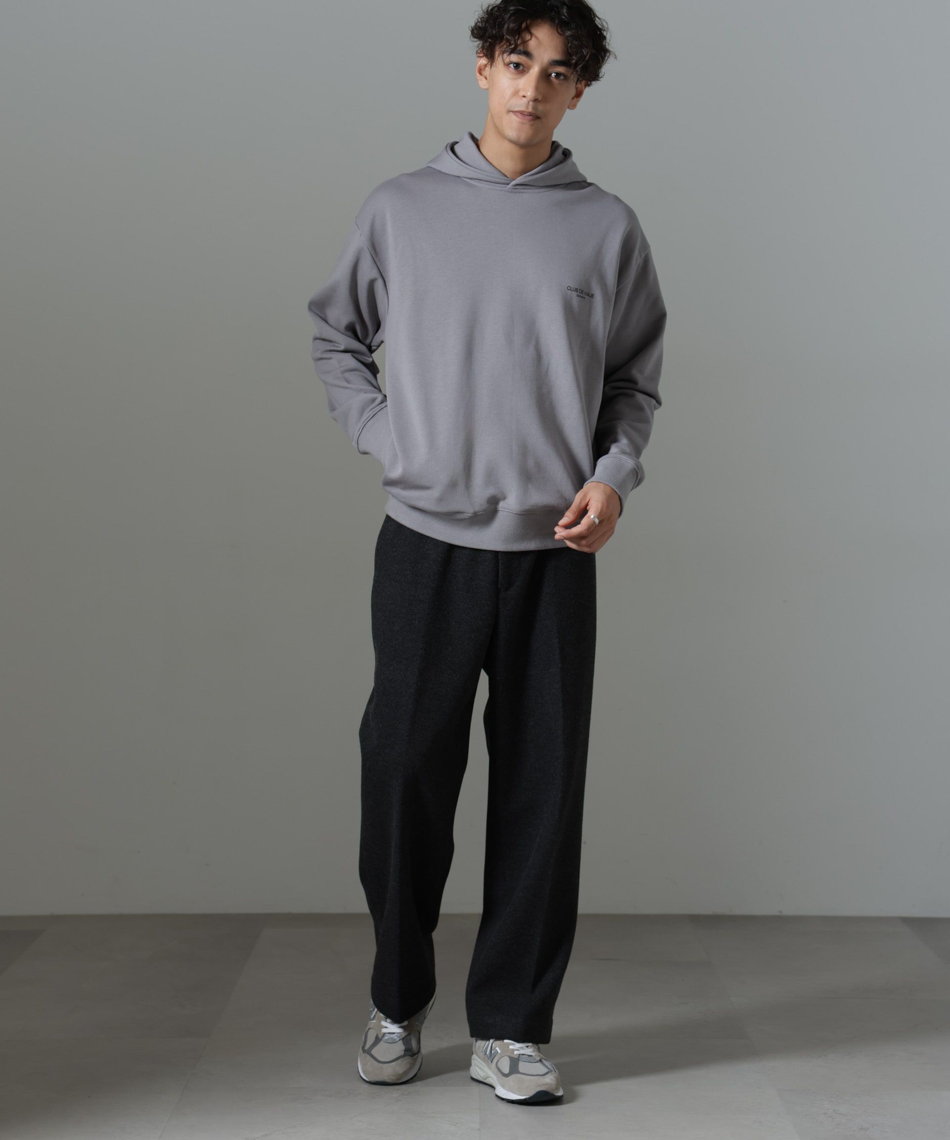 nano･universe「｢NJ/CLUB｣PARKSTOCK プリントスウェットパーカー」|Tシャツ・カットソー|