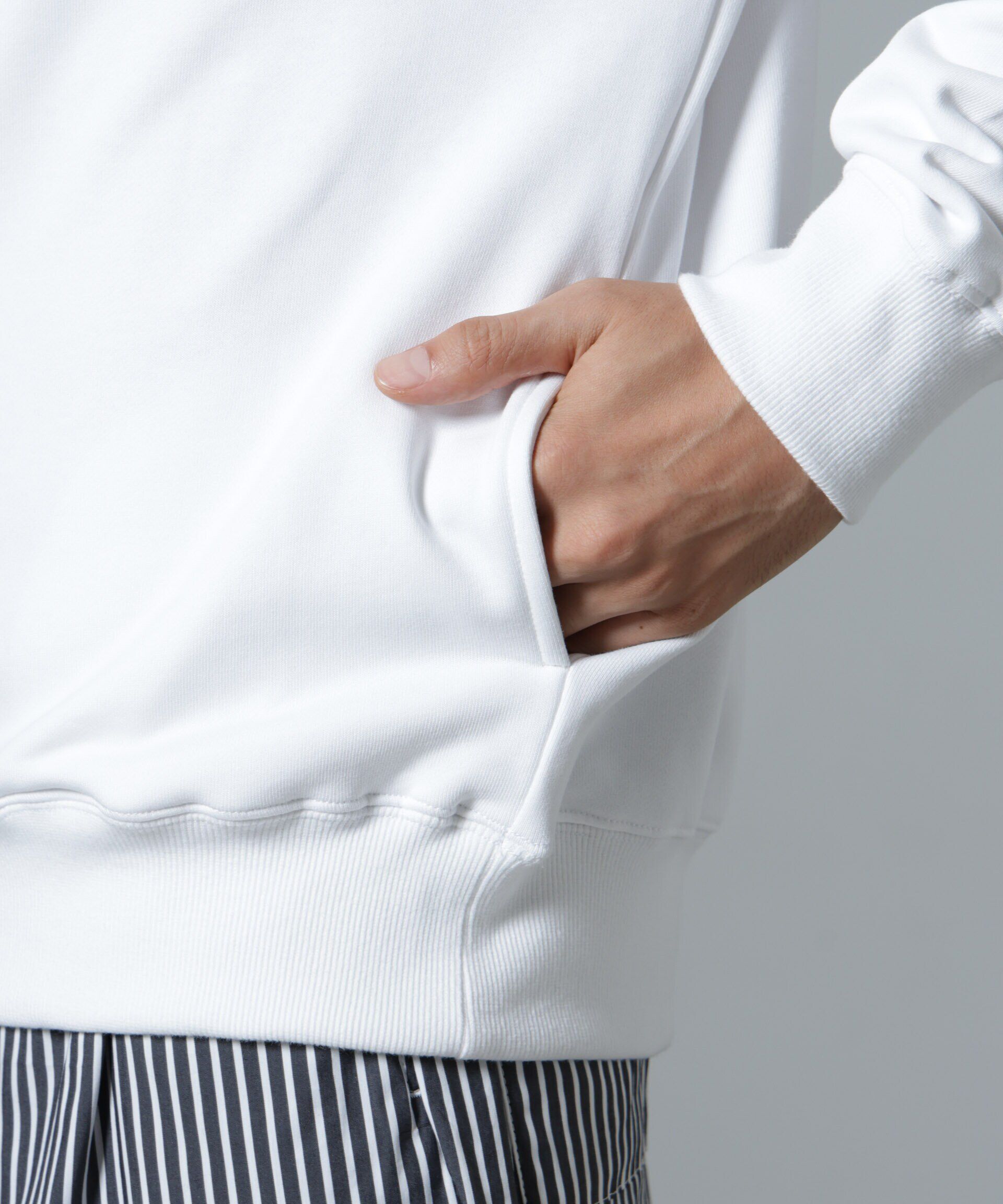 nano･universe「｢NJ/CLUB｣PARKSTOCK プリントスウェットパーカー」|Tシャツ・カットソー|