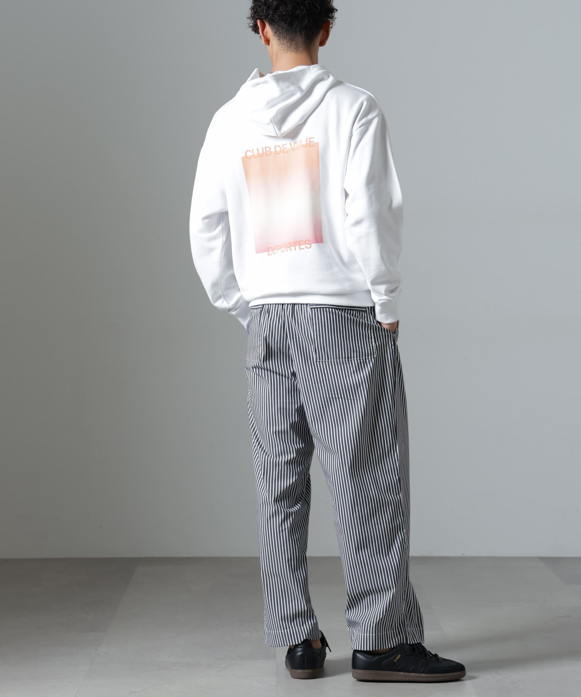 nano･universe「｢NJ/CLUB｣PARKSTOCK プリントスウェットパーカー」|Tシャツ・カットソー|