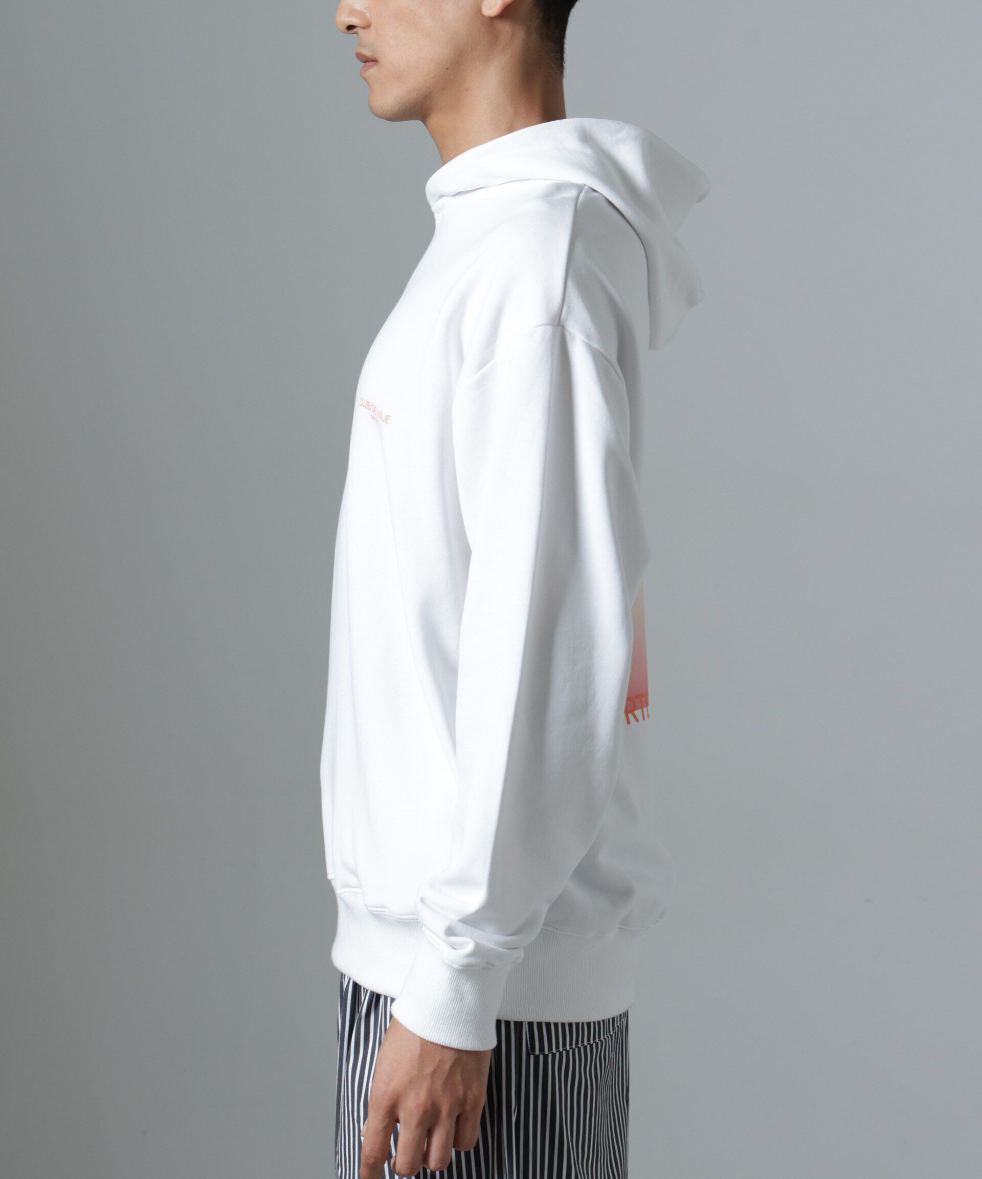 nano･universe「｢NJ/CLUB｣PARKSTOCK プリントスウェットパーカー」|Tシャツ・カットソー|