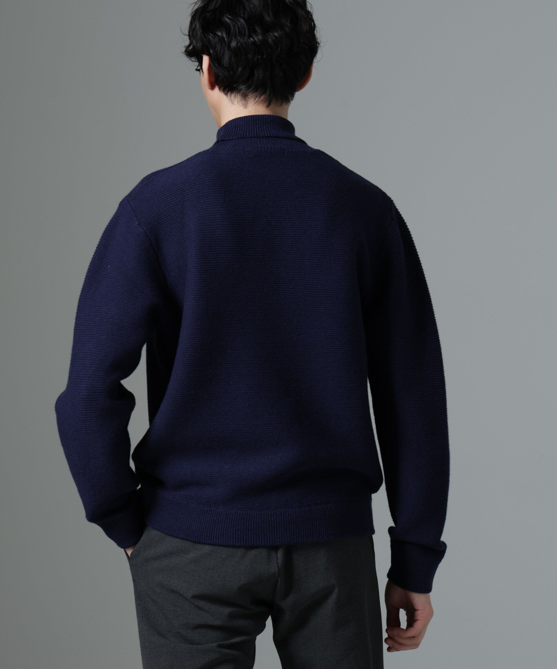 nano･universe「MIXガーターニット」|ニット・セーター|