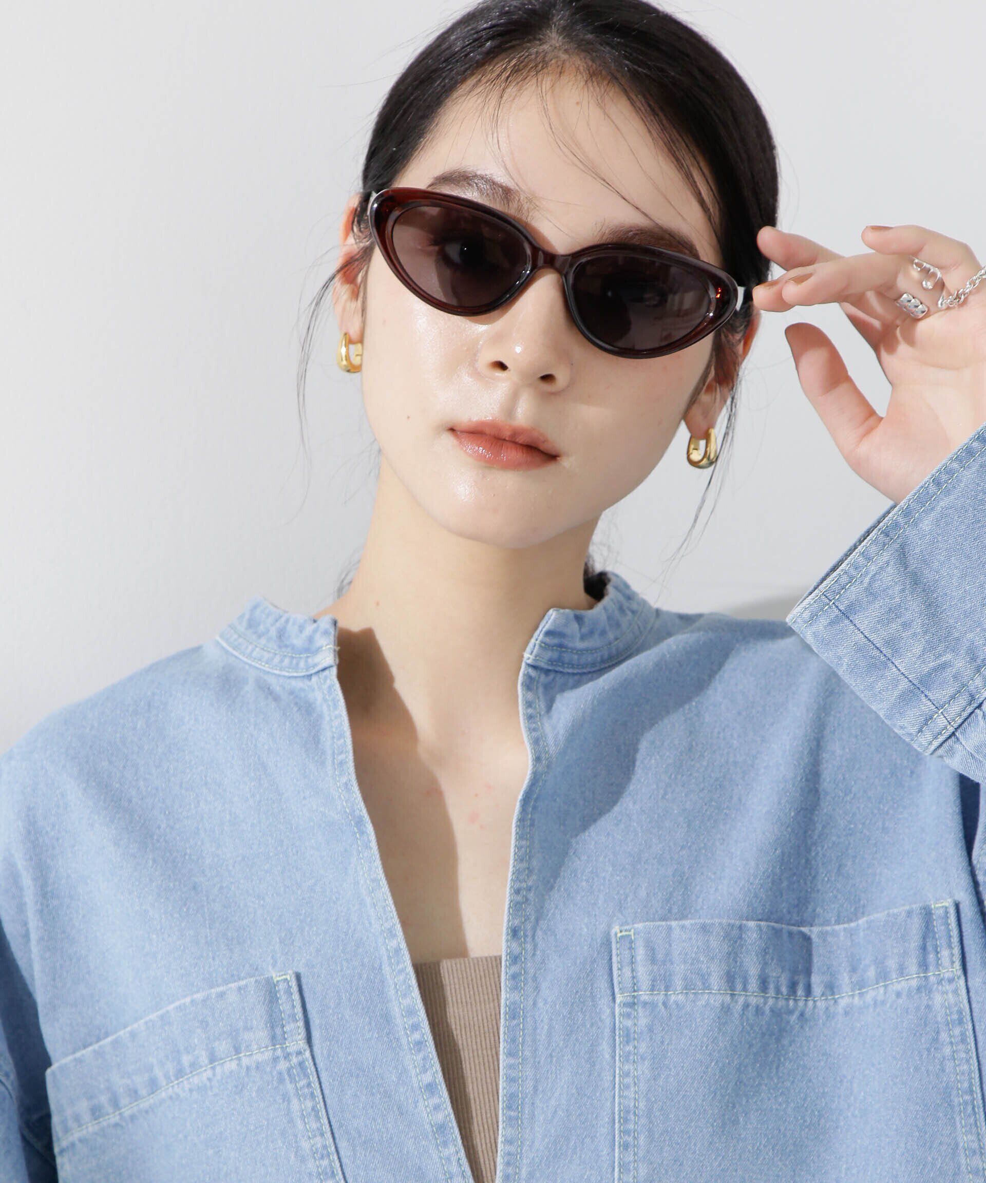 nano･universe「noeyedia/キャットアイ ファッショングラス」|メガネ|