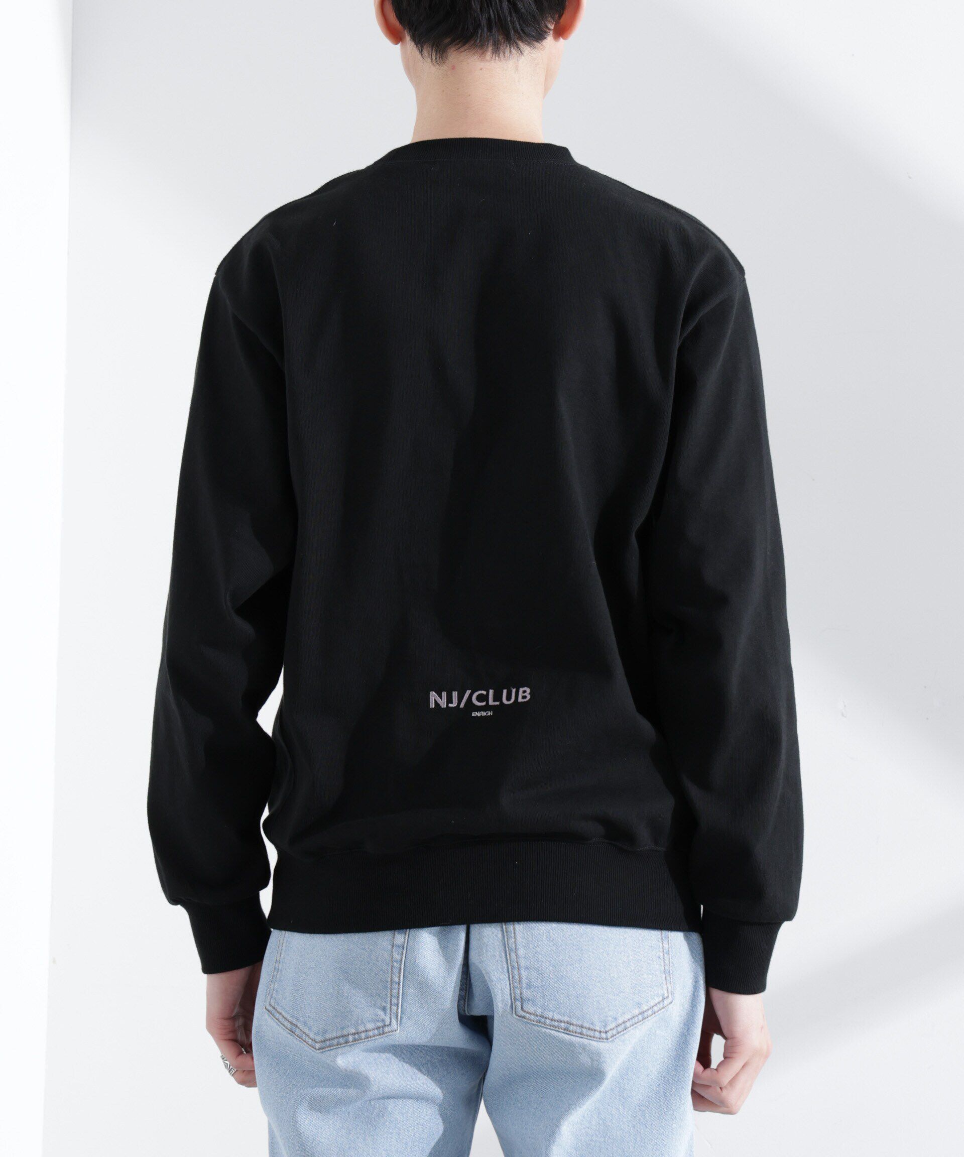 nano･universe「｢NJ/CLUB｣ USAコットン クルーネック スウェット（セットアップ可）」|Tシャツ・カットソー|