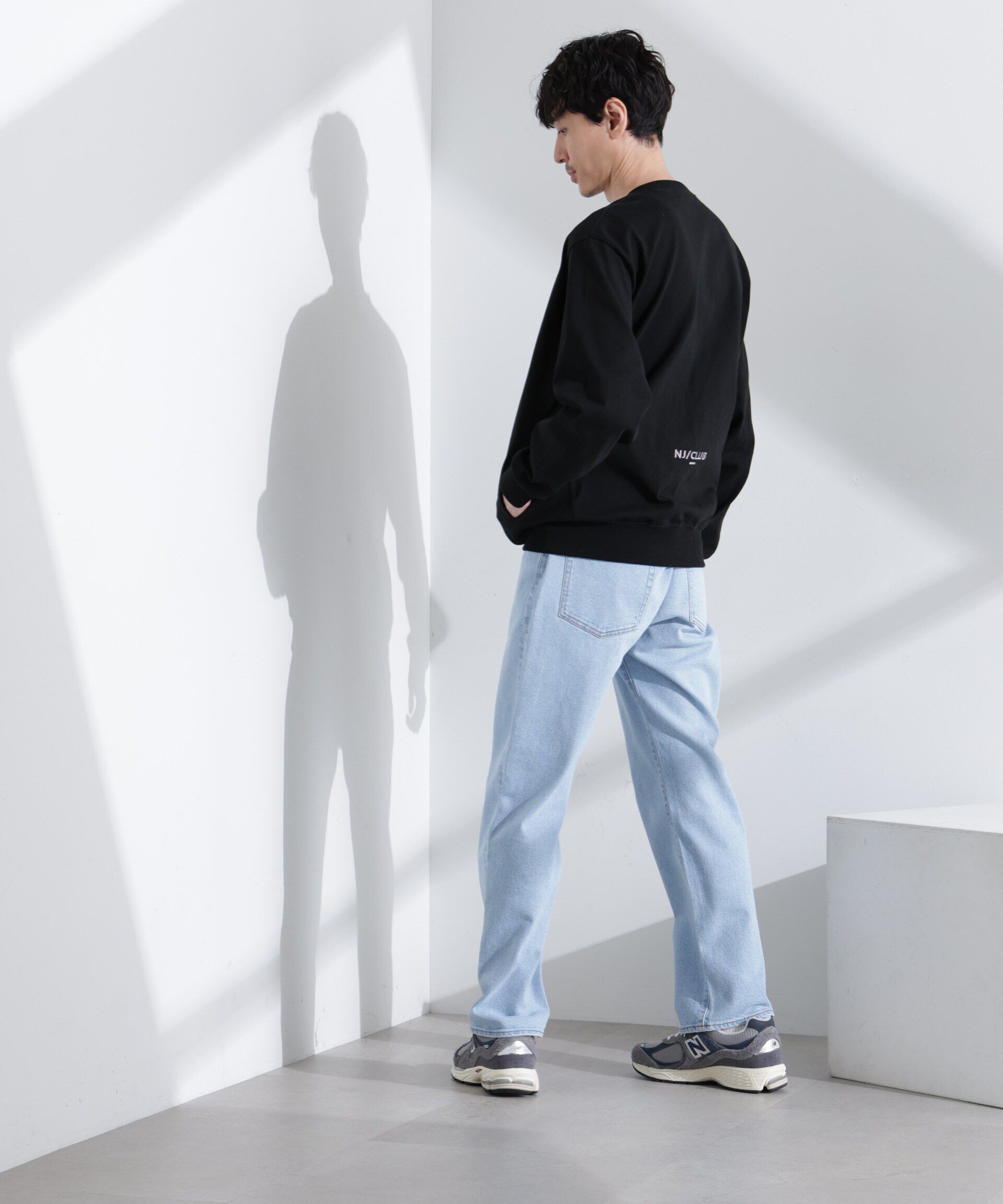 nano･universe「｢NJ/CLUB｣ USAコットン クルーネック スウェット（セットアップ可）」|Tシャツ・カットソー|