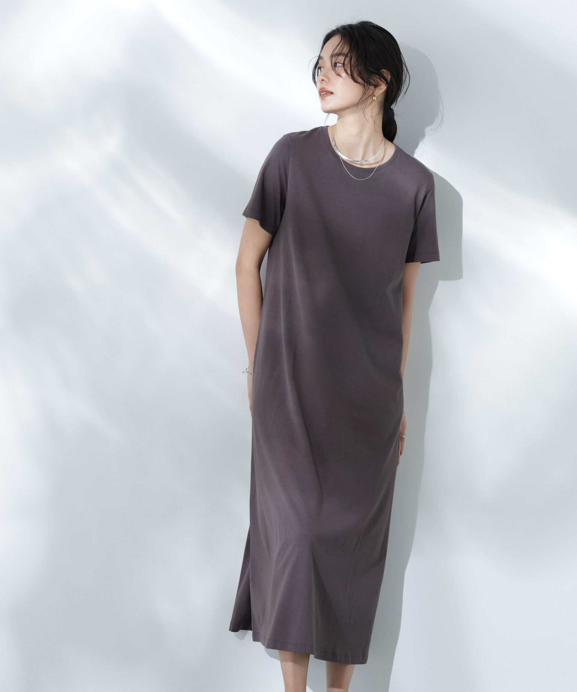 nano･universe「Anti Soaked(R) 汗染み防止フレアワンピース」|ワンピース|