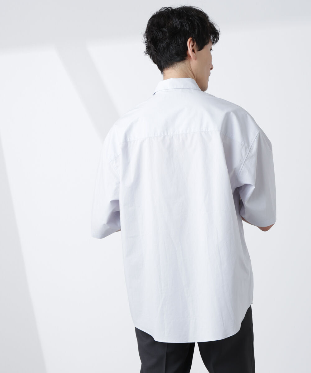 nano･universe「「大人のワイドシャツ」レギュラーカラー 半袖」|シャツ・ブラウス|