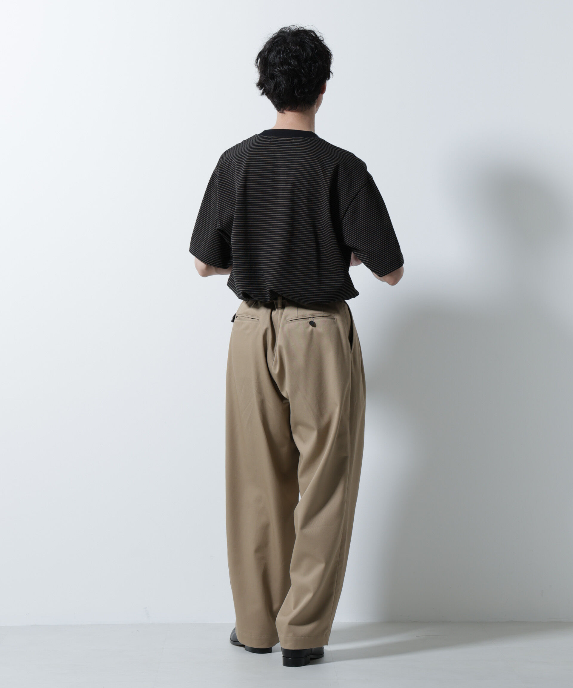 nano･universe「20シルケットボーダーTシャツ 半袖」|Tシャツ・カットソー|