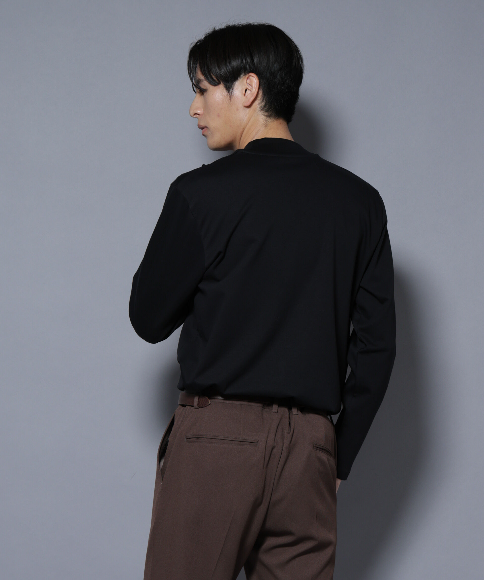 nano･universe「ジャケT(R) プレミアム クルーネック 長袖」|Tシャツ・カットソー|