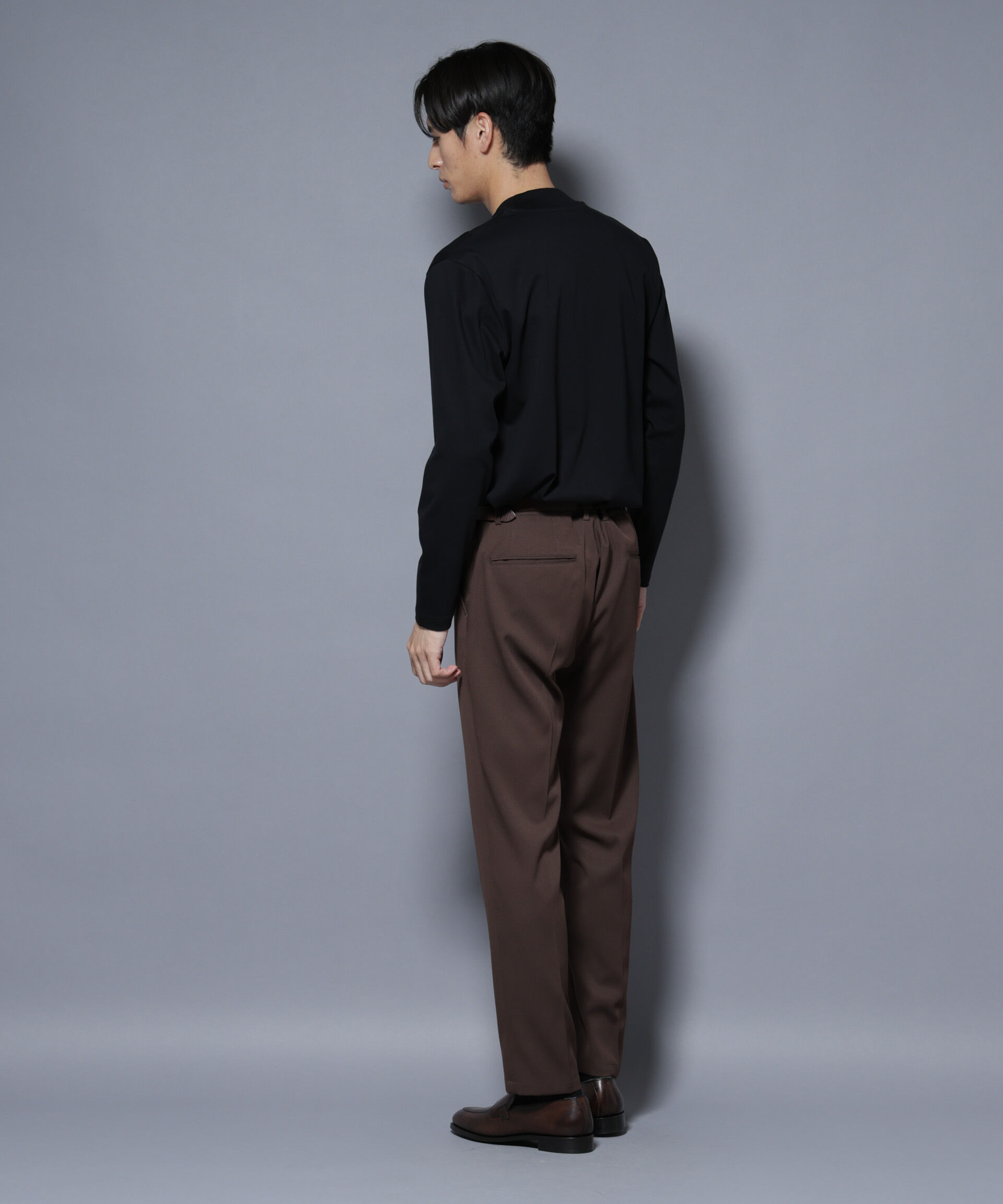 nano･universe「ジャケT(R) プレミアム クルーネック 長袖」|Tシャツ・カットソー|