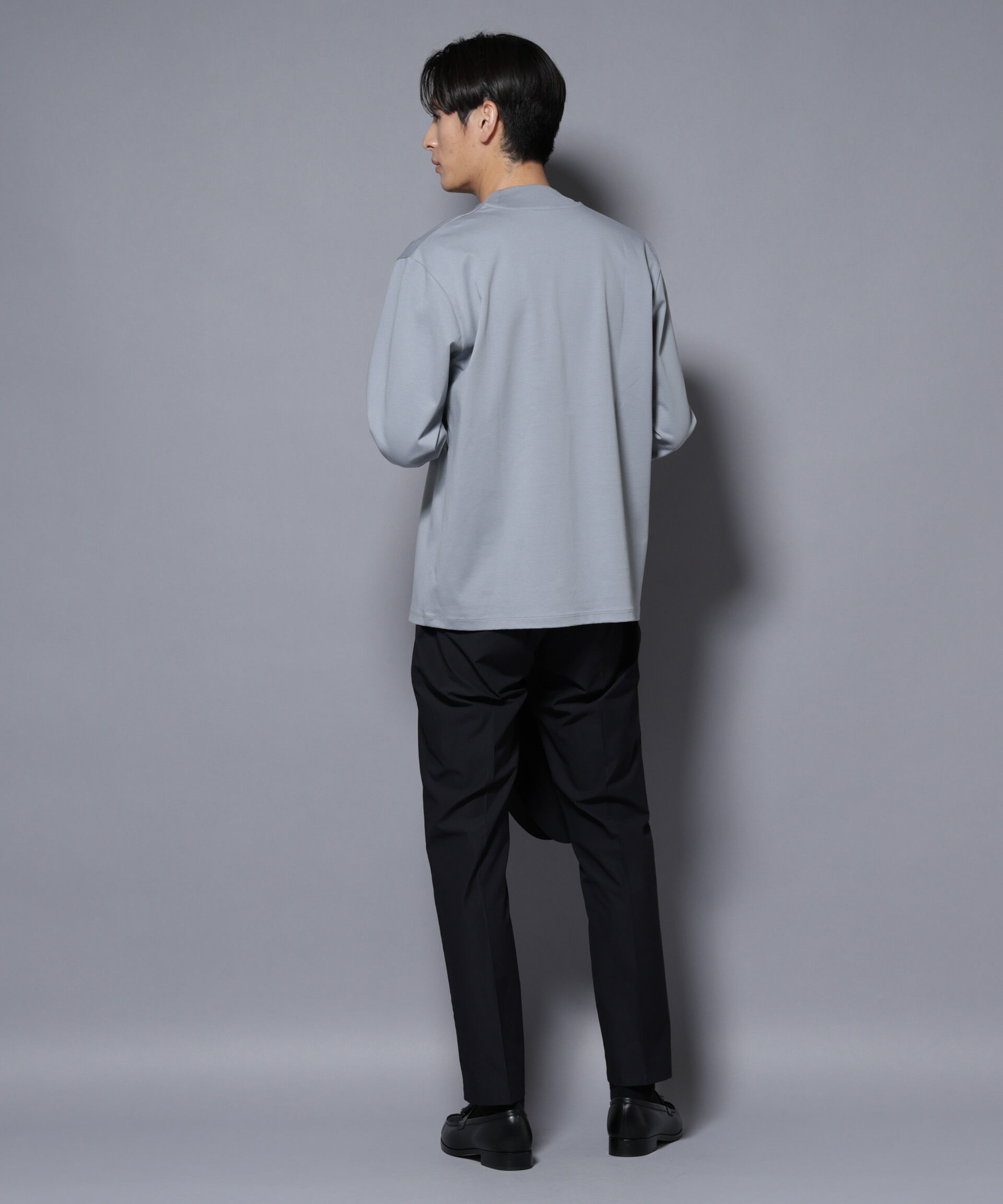 nano･universe「ジャケT(R) プレミアム クルーネック 長袖」|Tシャツ・カットソー|