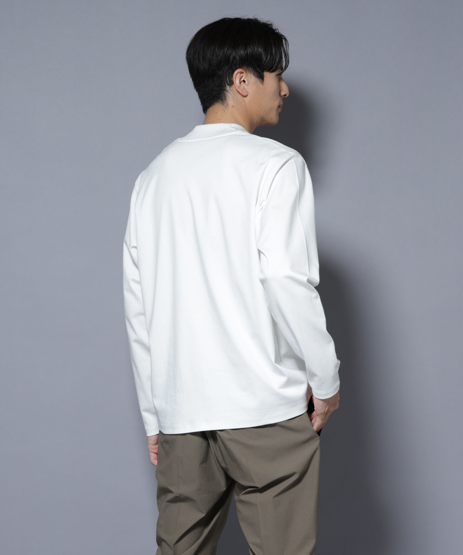 nano･universe「ジャケT(R) プレミアム クルーネック 長袖」|Tシャツ・カットソー|