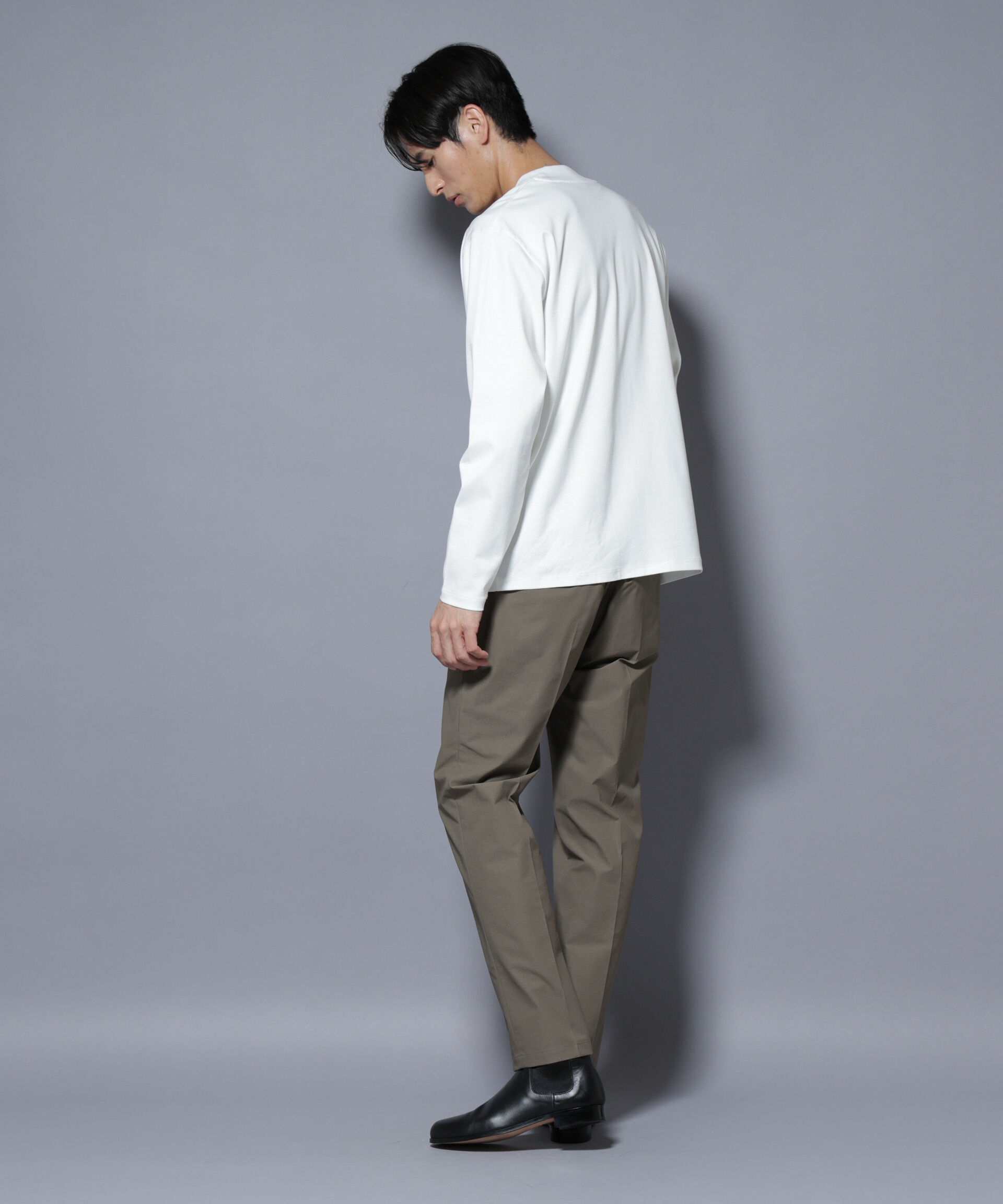 nano･universe「ジャケT(R) プレミアム クルーネック 長袖」|Tシャツ・カットソー|