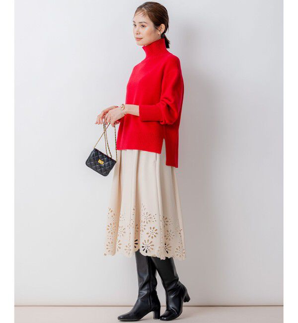 組曲「ウールカシミヤミックス ロールネック ニット」|ニット・セーター|