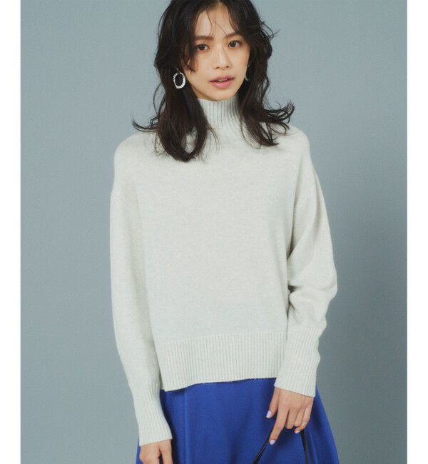 組曲「ウールカシミヤミックス ロールネック ニット」|ニット・セーター|