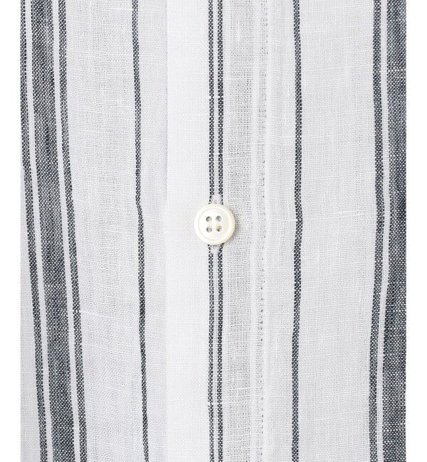 23区「【洗える】LIBECO ベルト付き ブラウス」|シャツ・ブラウス|