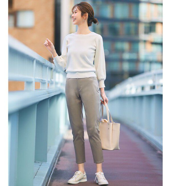 ANY SIS「【撥水機能】サテンストレッチビューティー パンツ」|その他|