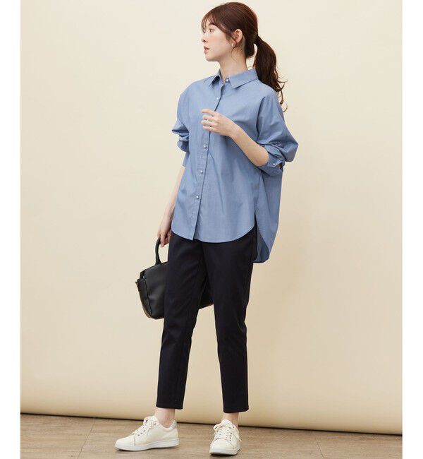 ANY SIS「【撥水機能】サテンストレッチビューティー パンツ」|その他|