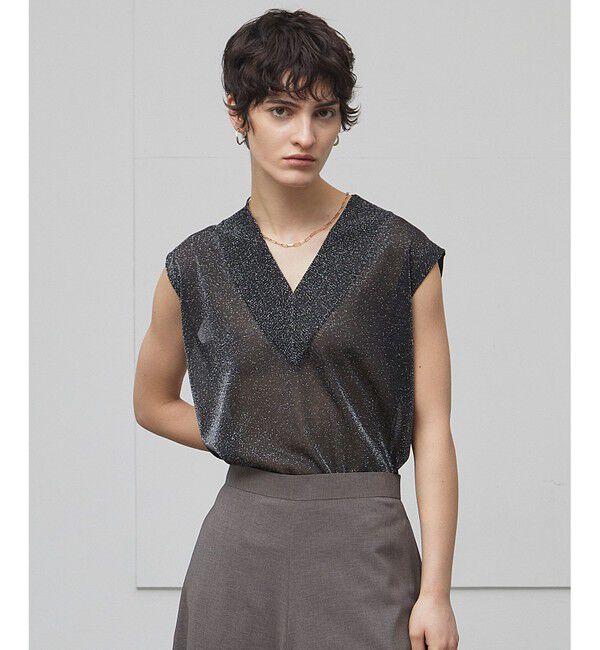 BEIGE,「【洗える】RIOU / ニットトップス」|ニット・セーター|Silver