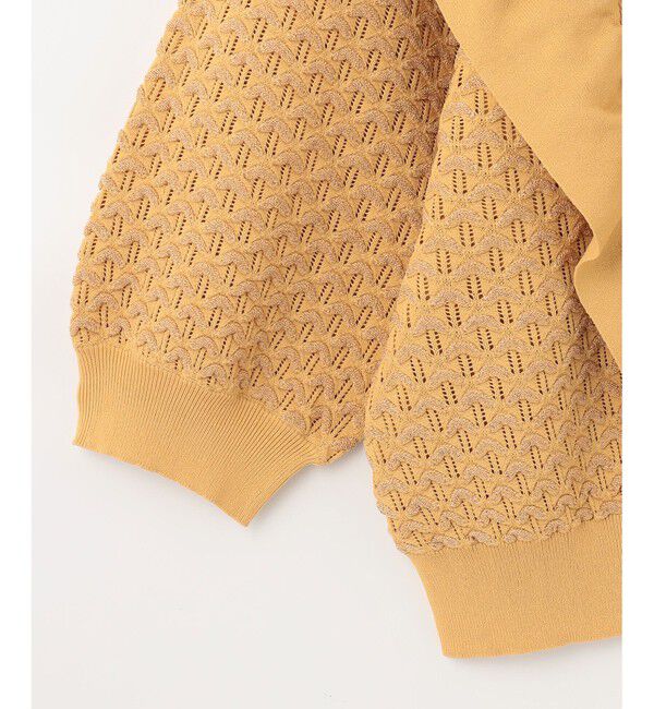 GRACE CONTINENTAL「ラメフリルニットトップ」|ニット・セーター|