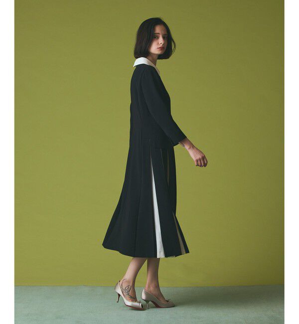 Grace Class「クレリックバイカラーワンピース」|ワンピース|