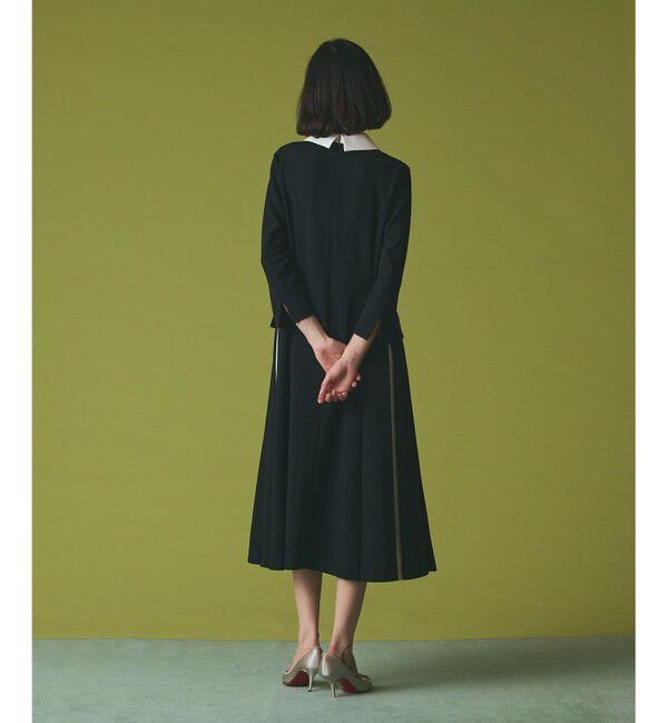 Grace Class「クレリックバイカラーワンピース」|ワンピース|