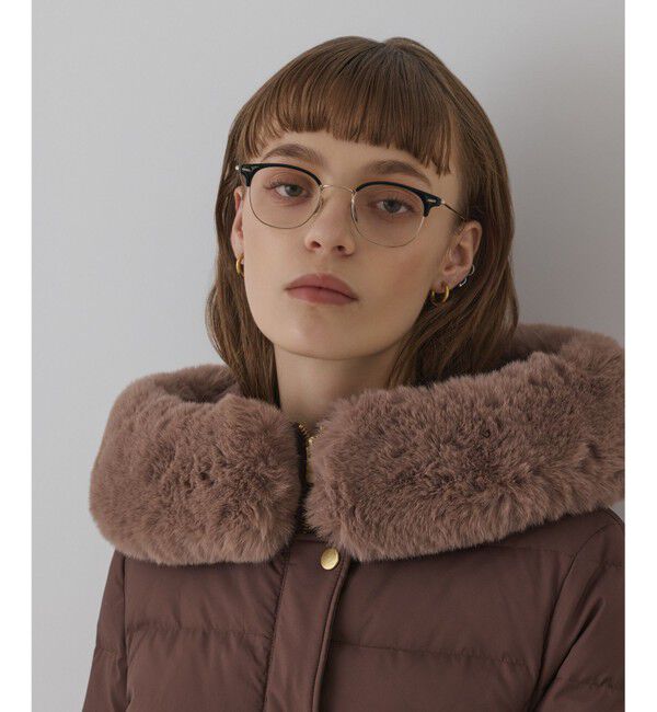 GRACE CONTINENTAL「エコファーショートダウンジャケット」|ダウン|