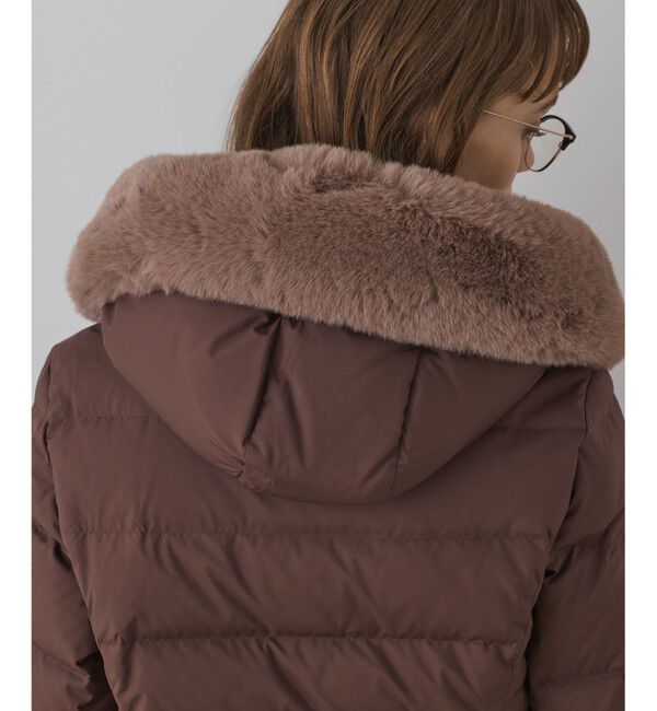 GRACE CONTINENTAL「エコファーショートダウンジャケット」|ダウン|