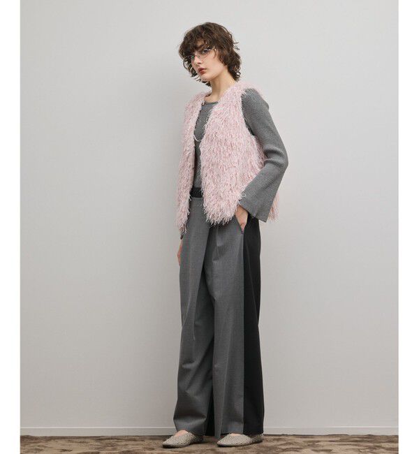 Diagram「フリンジベスト」|ベスト・ジレ|ピンク