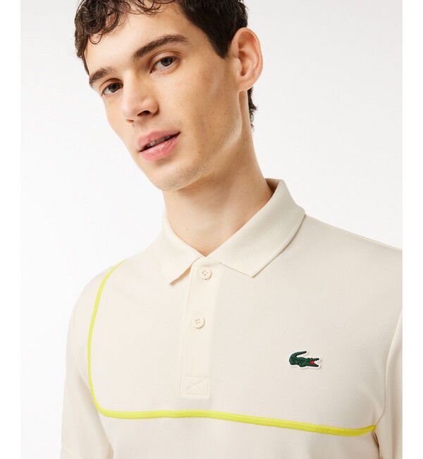 LACOSTE「アシンメトリーウルトラドライポロシャツ」|ポロシャツ|