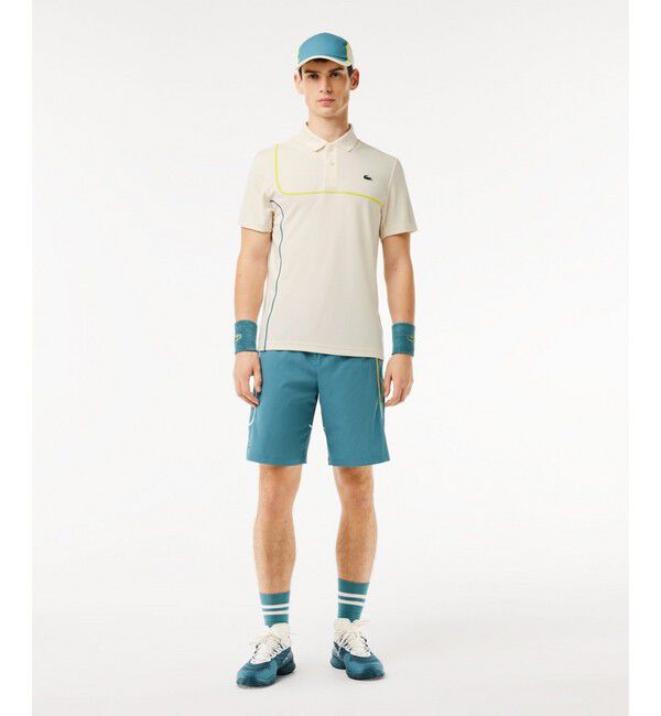 LACOSTE「アシンメトリーウルトラドライポロシャツ」|ポロシャツ|