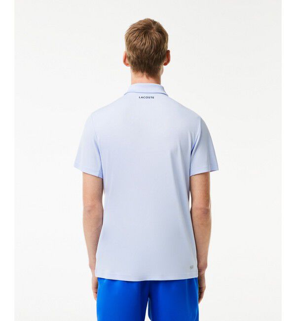 LACOSTE「アシンメトリーウルトラドライポロシャツ」|ポロシャツ|