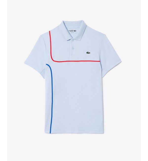 LACOSTE「アシンメトリーウルトラドライポロシャツ」|ポロシャツ|