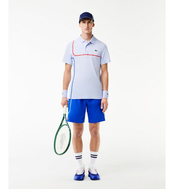 LACOSTE「アシンメトリーウルトラドライポロシャツ」|ポロシャツ|