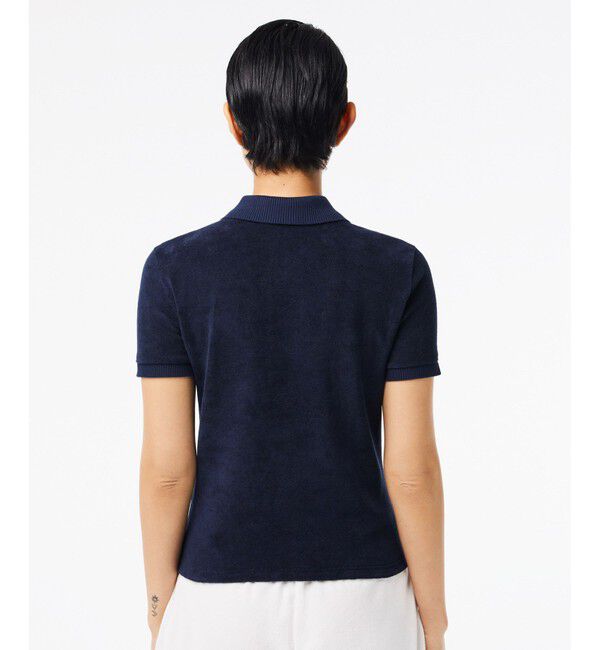 LACOSTE「オーガニックコットン コンパクトパイル地半袖ポロシャツ」|ポロシャツ|