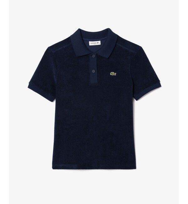 LACOSTE「オーガニックコットン コンパクトパイル地半袖ポロシャツ」|ポロシャツ|