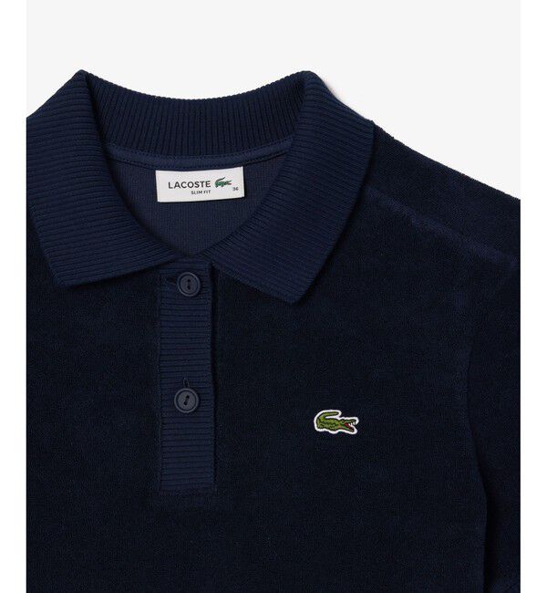 LACOSTE「オーガニックコットン コンパクトパイル地半袖ポロシャツ」|ポロシャツ|