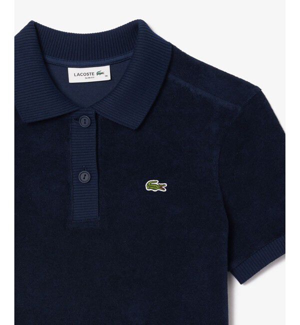 LACOSTE「オーガニックコットン コンパクトパイル地半袖ポロシャツ」|ポロシャツ|
