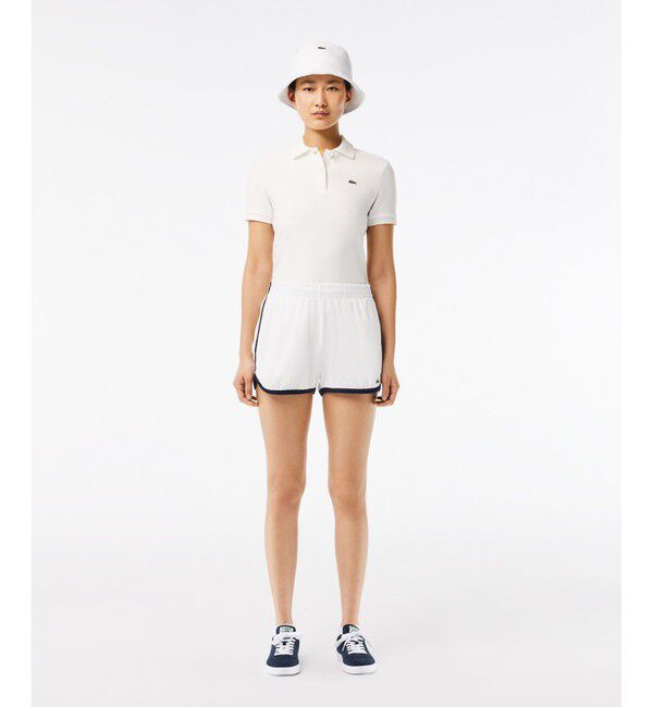 LACOSTE「オーガニックコットン コンパクトパイル地半袖ポロシャツ」|ポロシャツ|