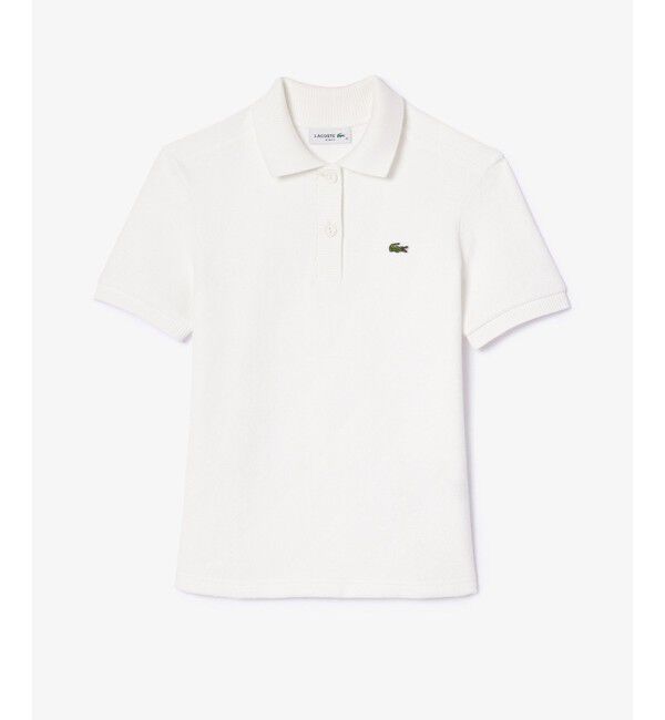LACOSTE「オーガニックコットン コンパクトパイル地半袖ポロシャツ」|ポロシャツ|