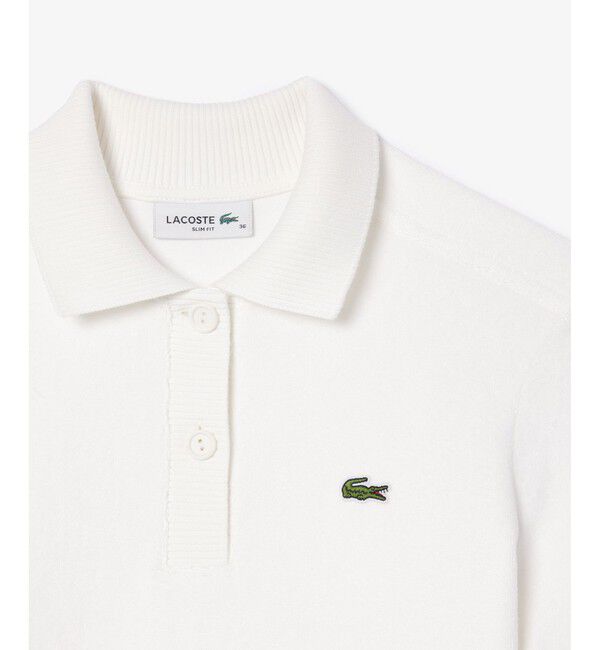 LACOSTE「オーガニックコットン コンパクトパイル地半袖ポロシャツ」|ポロシャツ|